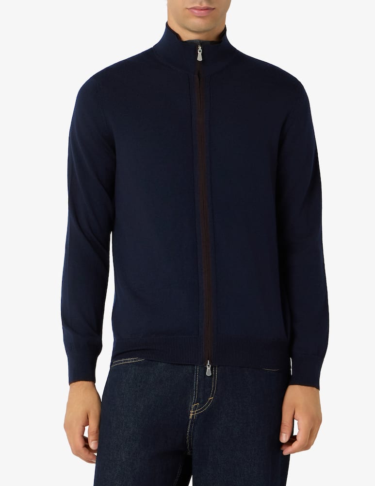 rinascente Gran Sasso Merino zip cardigan
