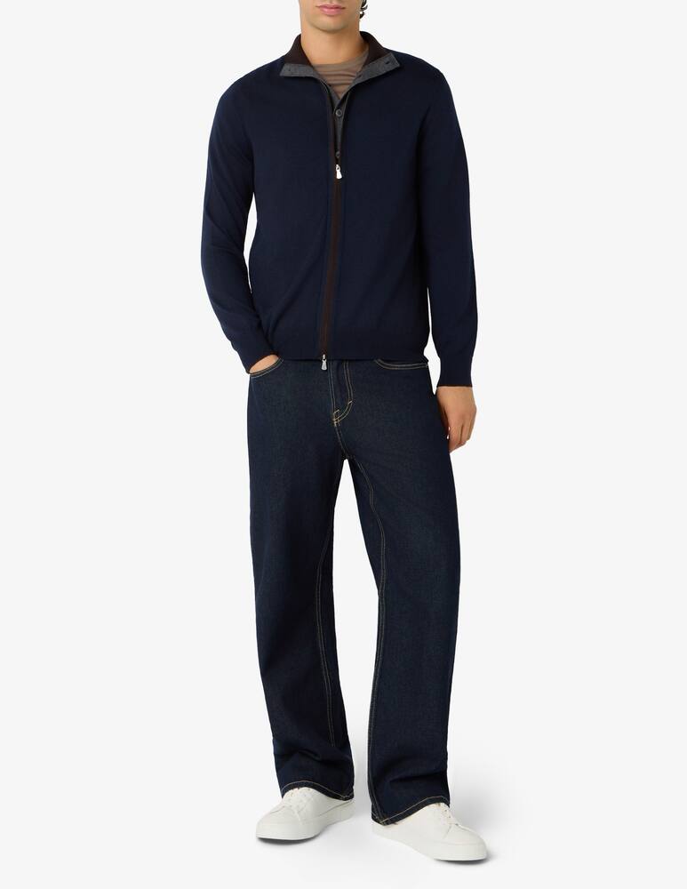rinascente Gran Sasso Merino zip cardigan