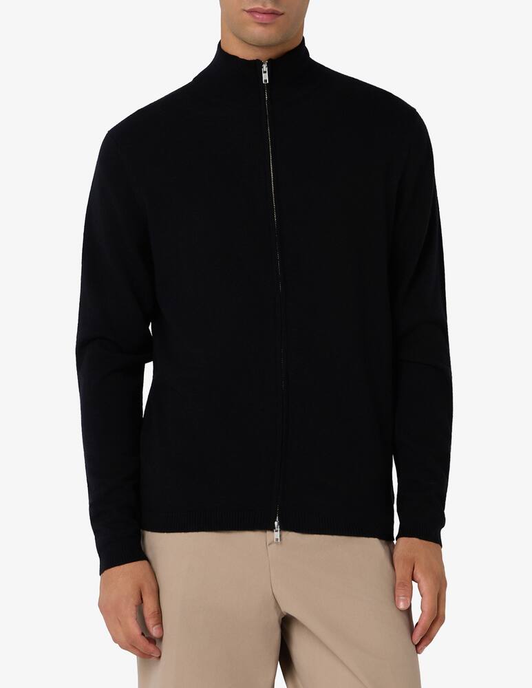 rinascente Misaky Maglia full zip in lana e seta