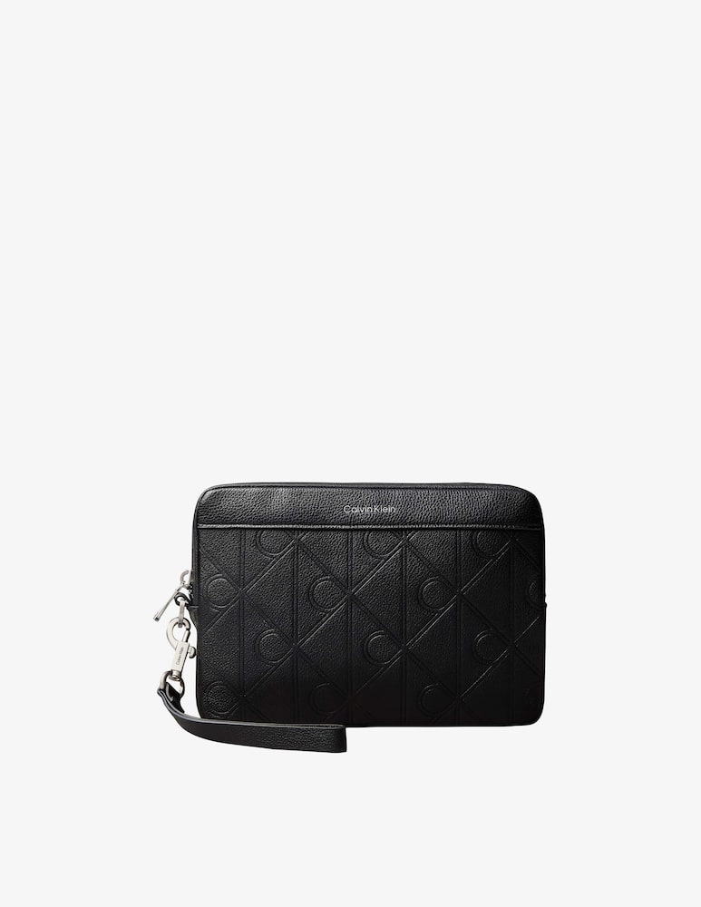 rinascente Calvin Klein Pouch goffrata con logo
