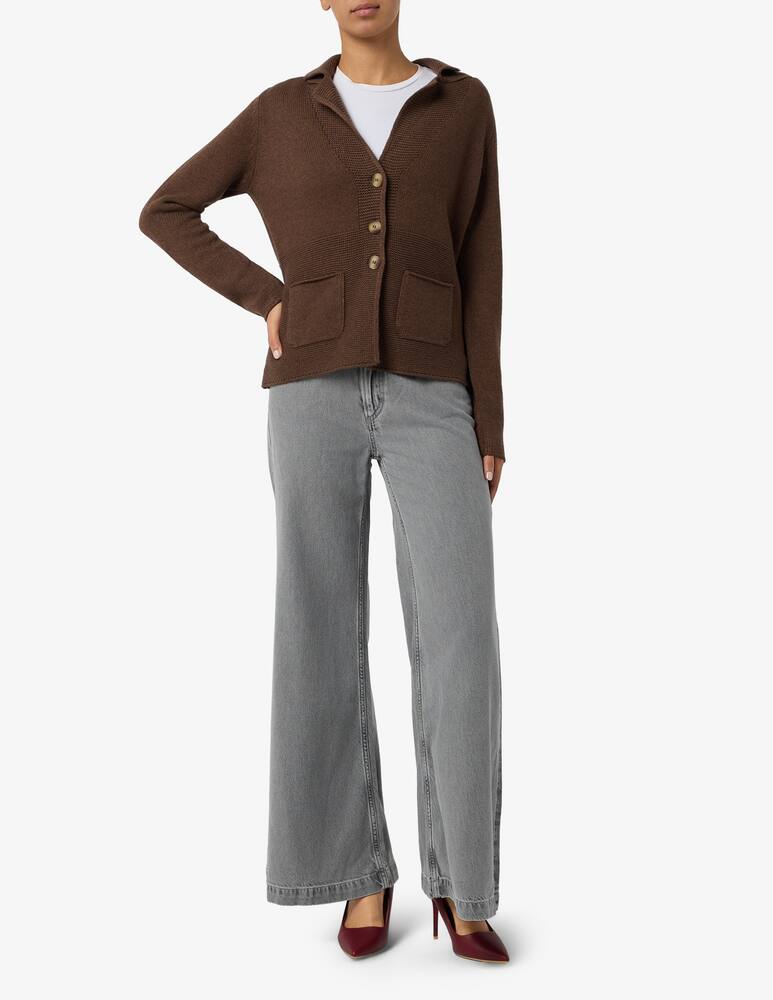 rinascente Elizabeth Ascot Cardigan in lana