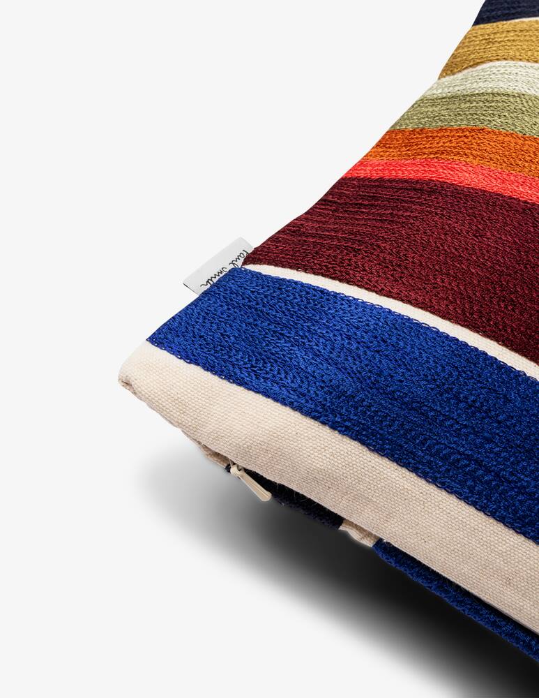 rinascente Paul Smith Cuscino Righe Ricamate 30x50