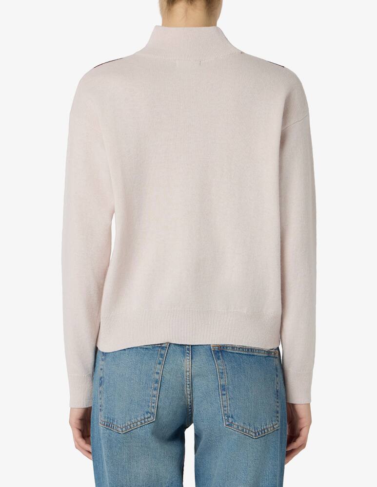 rinascente Elizabeth Ascot Argyle turtle neck sweater