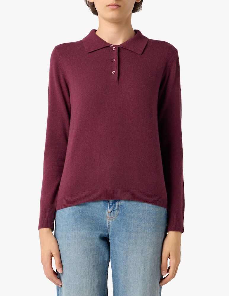 rinascente Elizabeth Ascot Polo collar jumper