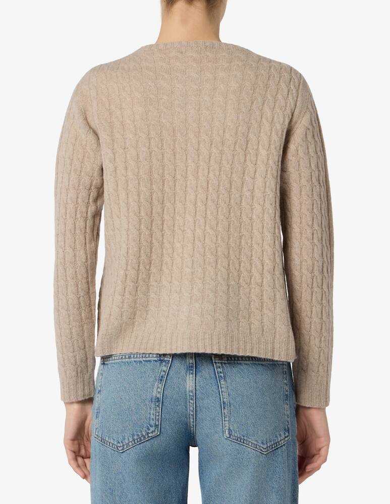 rinascente Elizabeth Ascot Cardigan in lana intrecciata