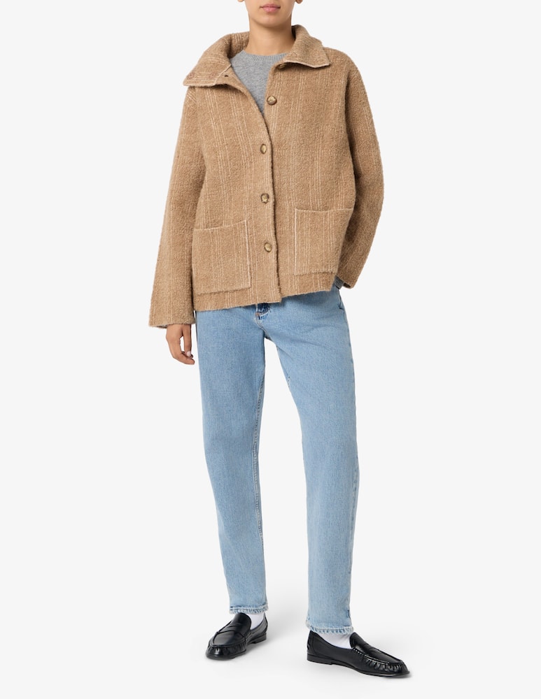 rinascente Elizabeth Ascot Textured button-up jacket