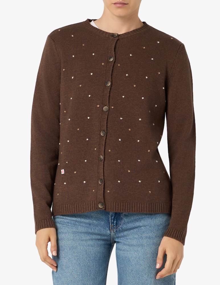 rinascente Elizabeth Ascot Cardigan con cuori