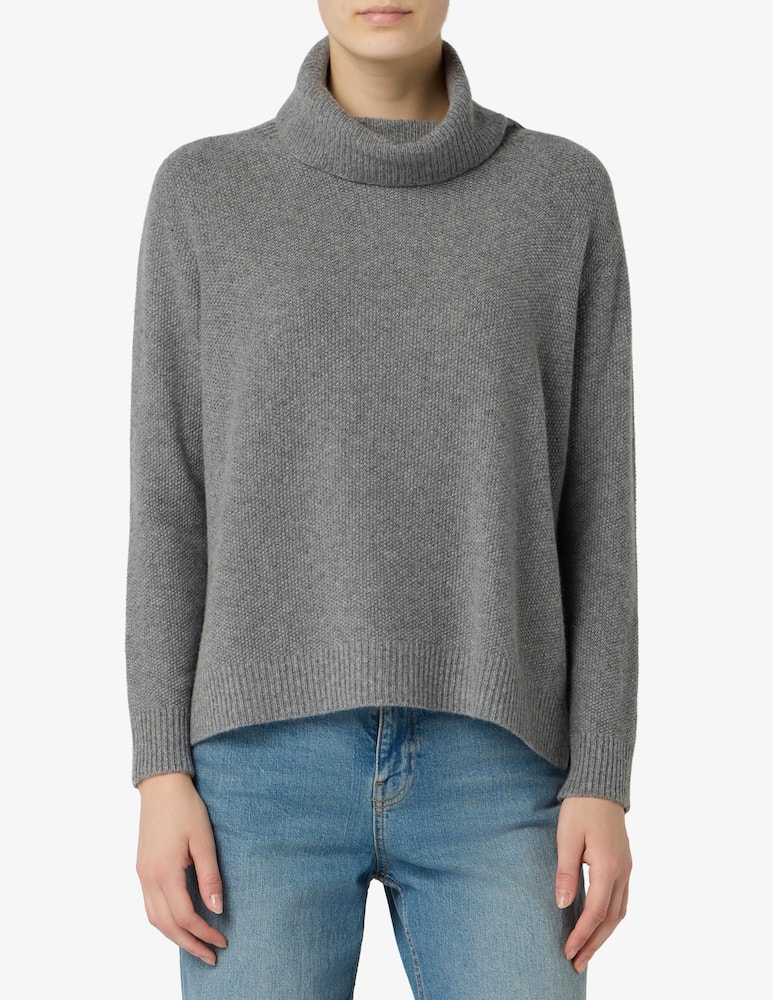 rinascente Elizabeth Ascot Turtleneck jumper Canel