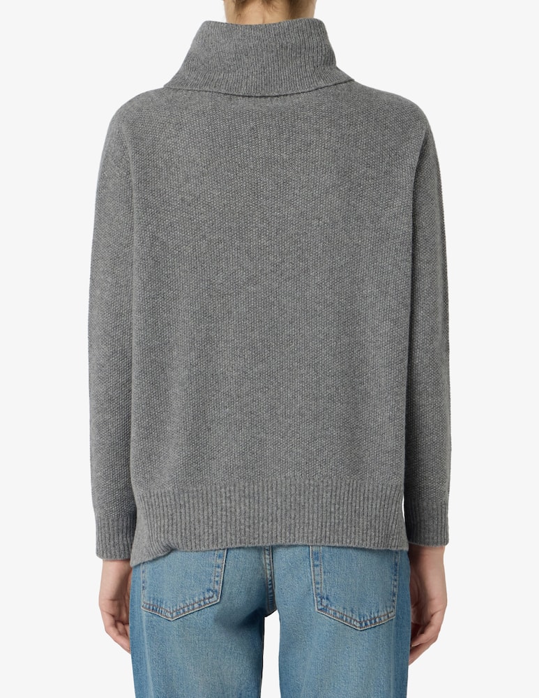 rinascente Elizabeth Ascot Turtleneck jumper Canel