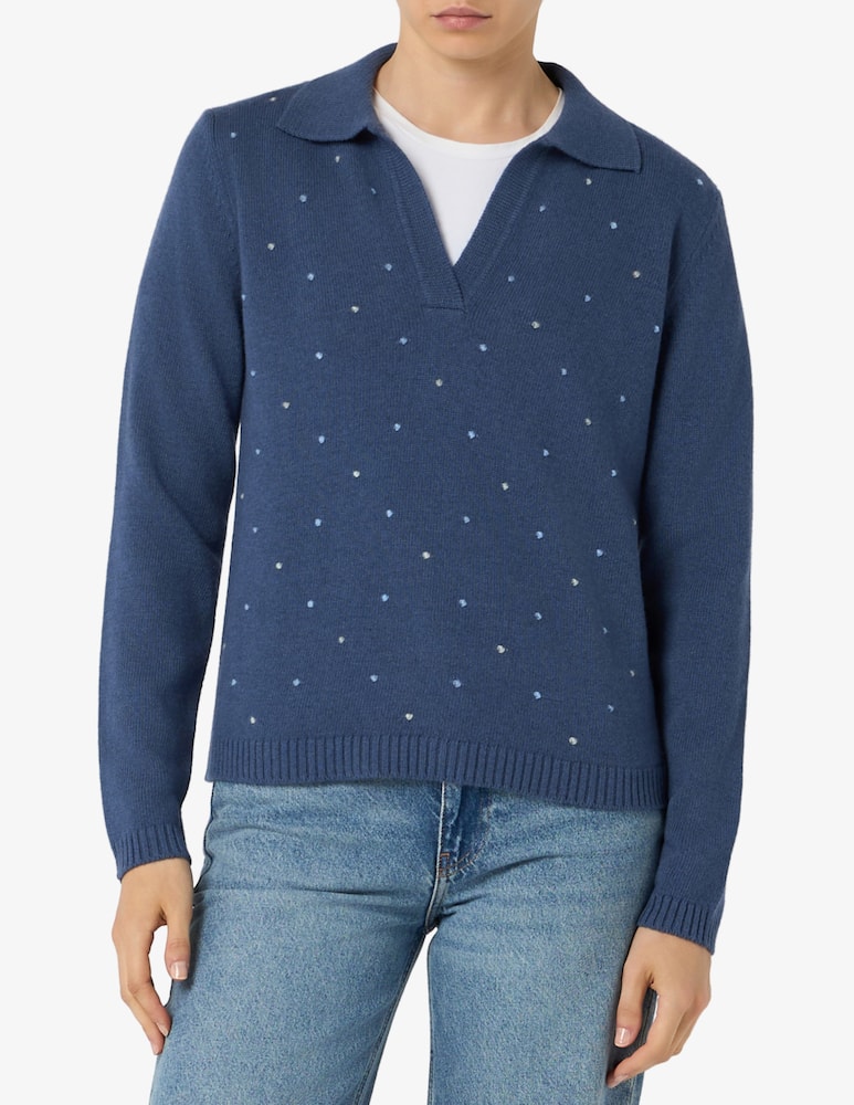 rinascente Elizabeth Ascot Polo collar jumper