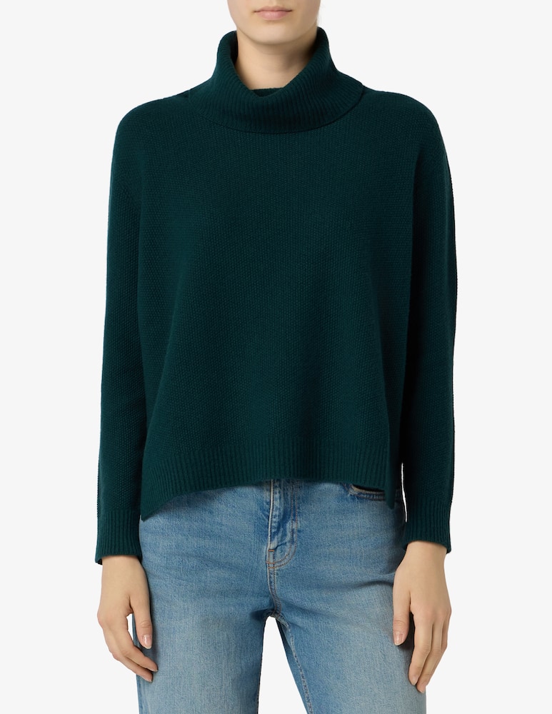 rinascente Elizabeth Ascot Turtleneck jumper Canel