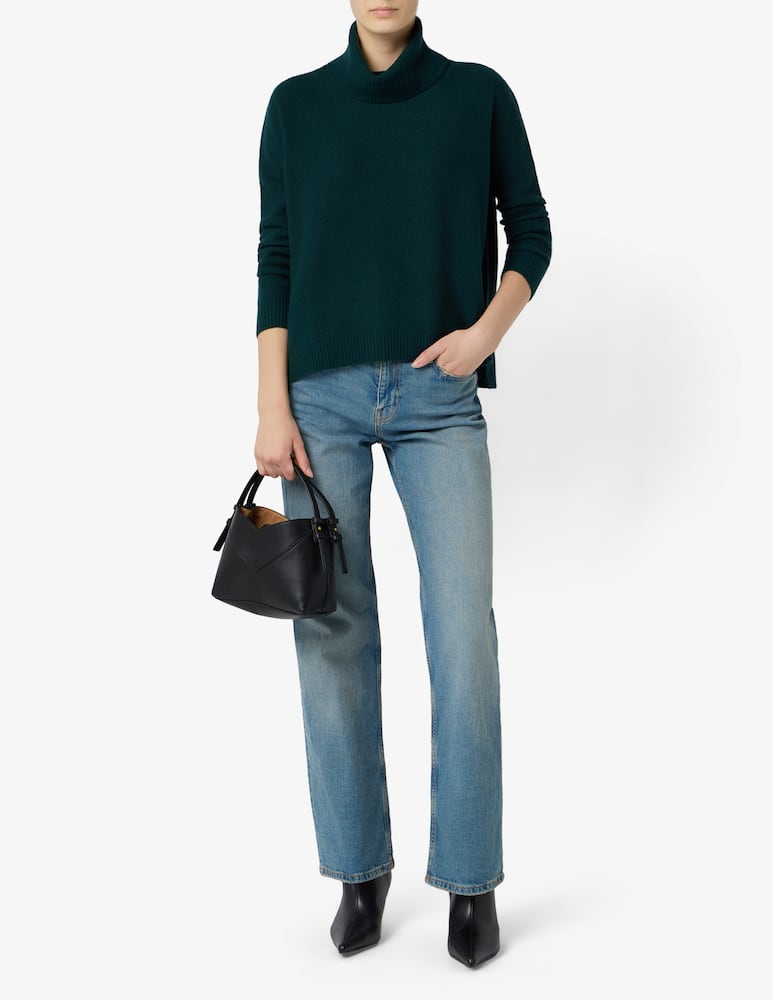 rinascente Elizabeth Ascot Turtleneck jumper Canel