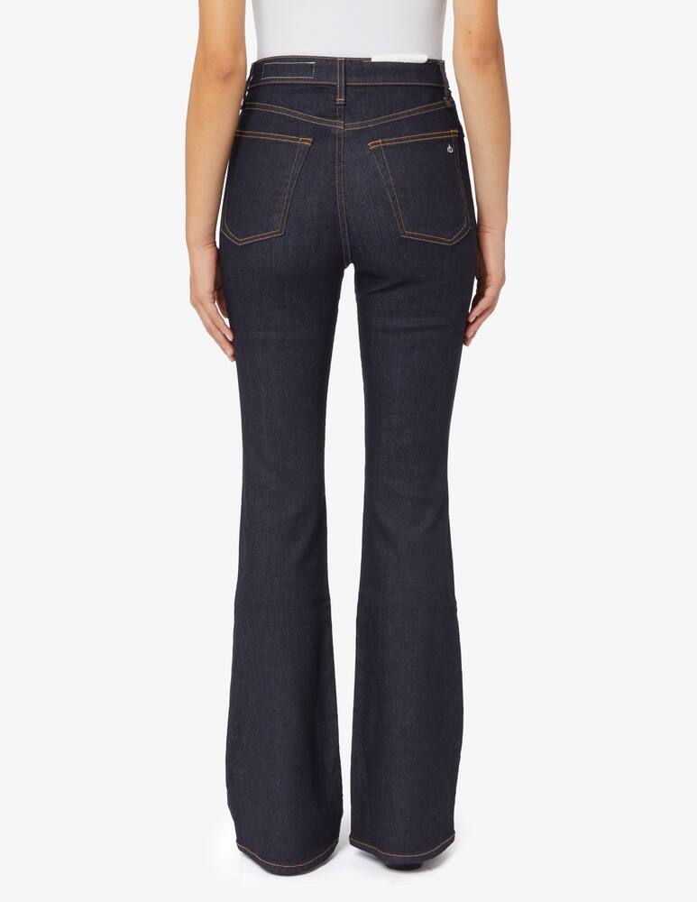 rinascente Rag & Bone Casey high rise flare rinse