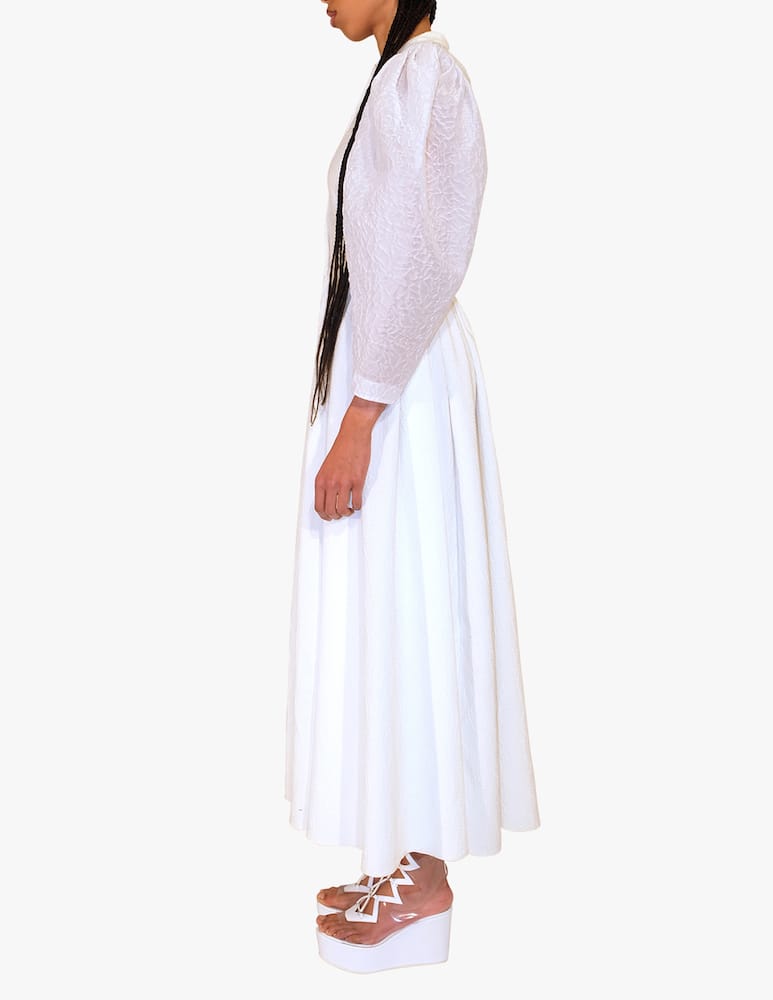 rinascente Sara Battaglia Romantic dress - white