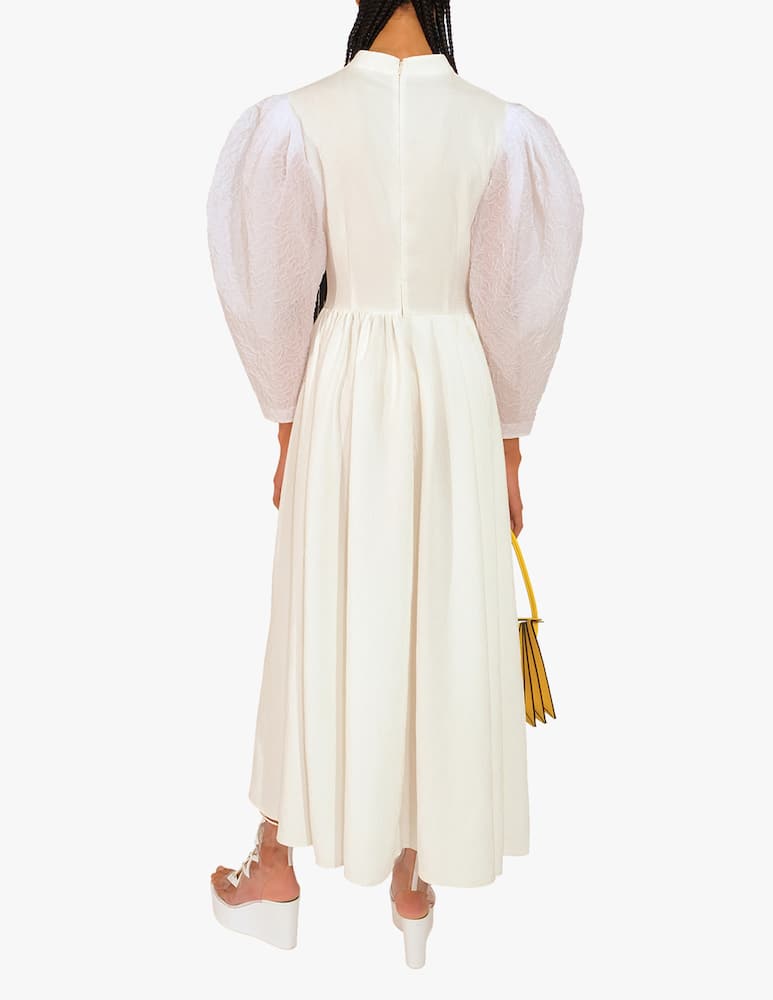 rinascente Sara Battaglia Romantic dress - white