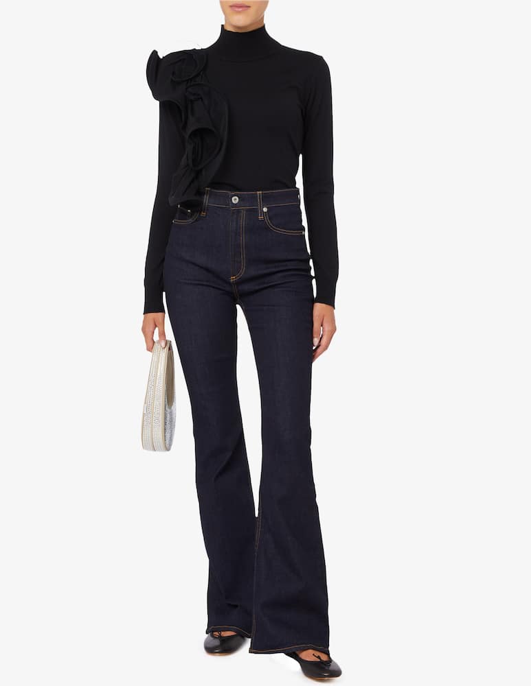 rinascente Rag & Bone Casey high rise flare rinse