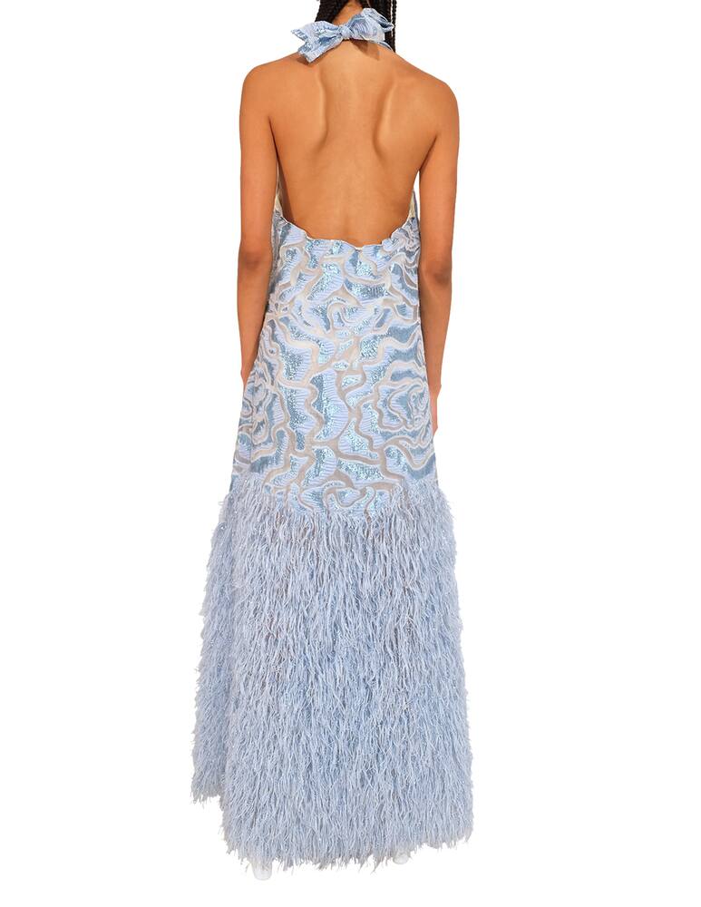 rinascente Sara Battaglia Vestito Magia - azzurro