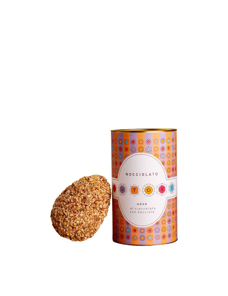 Autore Cylinder with milk chocolate egg and hazelnuts 250g - picture 1 Autore Cylinder with milk chocolate egg and hazelnuts 250g - picture 1