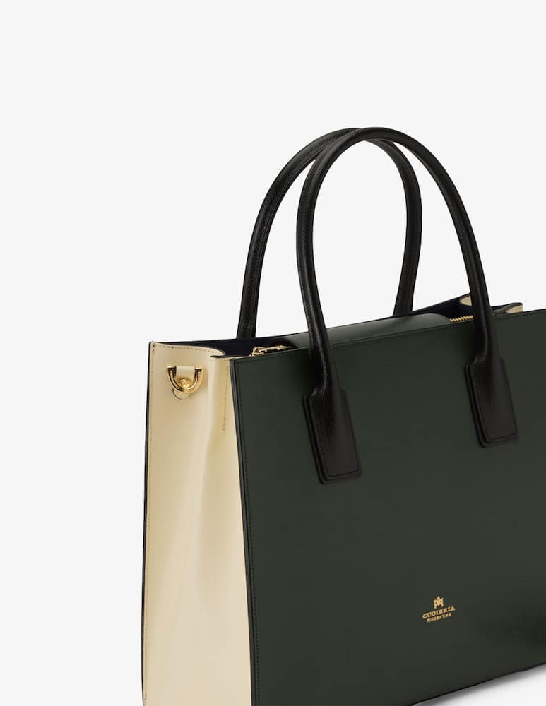 rinascente Cuoieria Fiorentina Shopper media in pelle