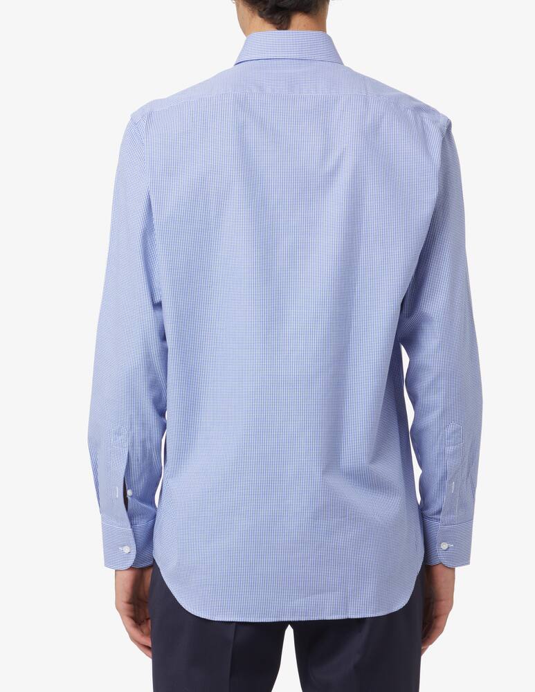 rinascente Sartoria Italiana Striped base oxford vichy shirt - Blue