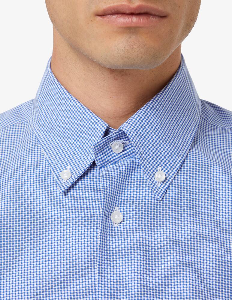 rinascente Sartoria Italiana Striped base oxford vichy shirt - Blue