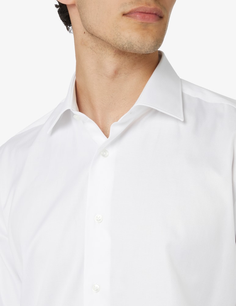 rinascente Sartoria Italiana Leno regular shirt - White
