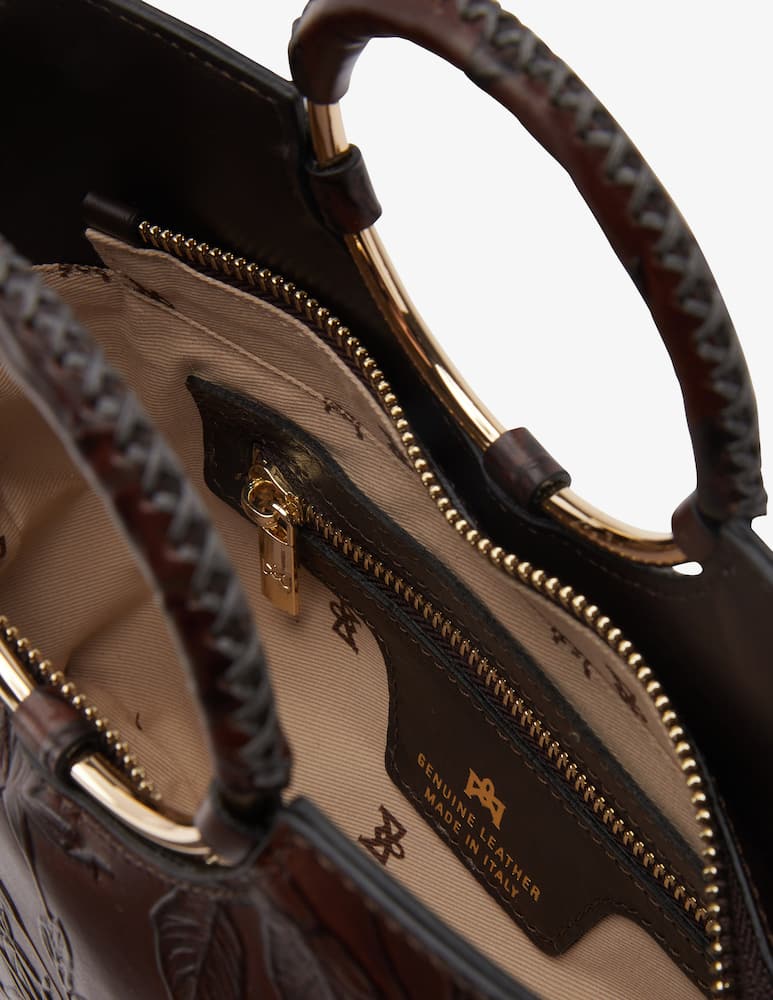 Cuoieria Fiorentina Mini borsa con tracolla in pelle - immagine 4 Cuoieria Fiorentina Mini borsa con tracolla in pelle - immagine 4