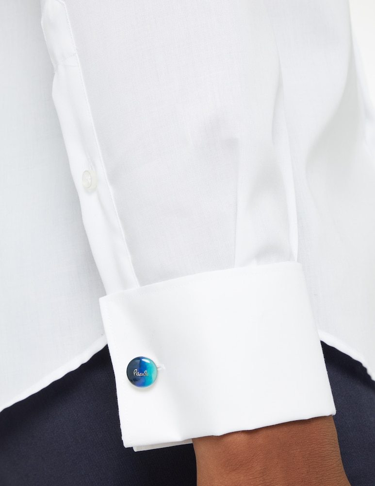 rinascente Sartoria Italiana Camicia cerimonia con doppio polsino - Bianco