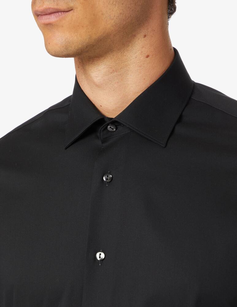 Sartoria Italiana Camicia popeline modern - Nero - immagine 4 Sartoria Italiana Camicia popeline modern - Nero - immagine 4