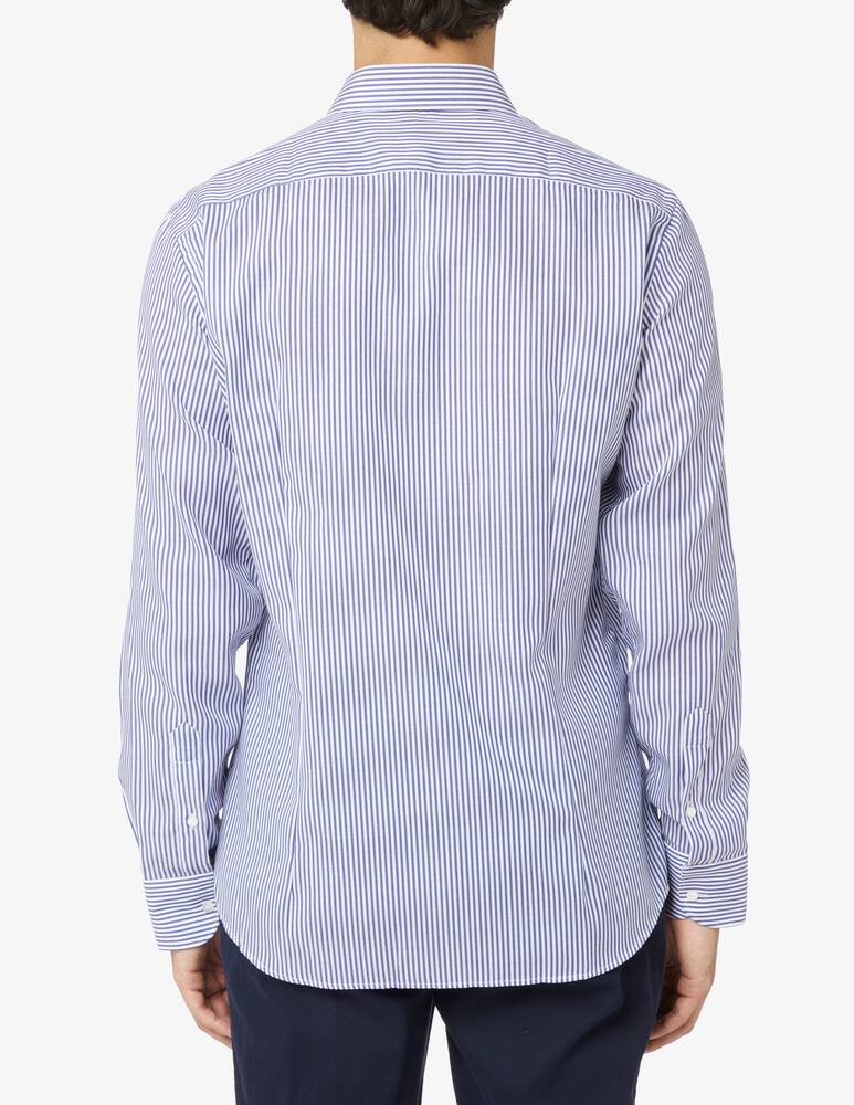 Sartoria Italiana Micro stripe regular shirt - Light blue - picture 3
