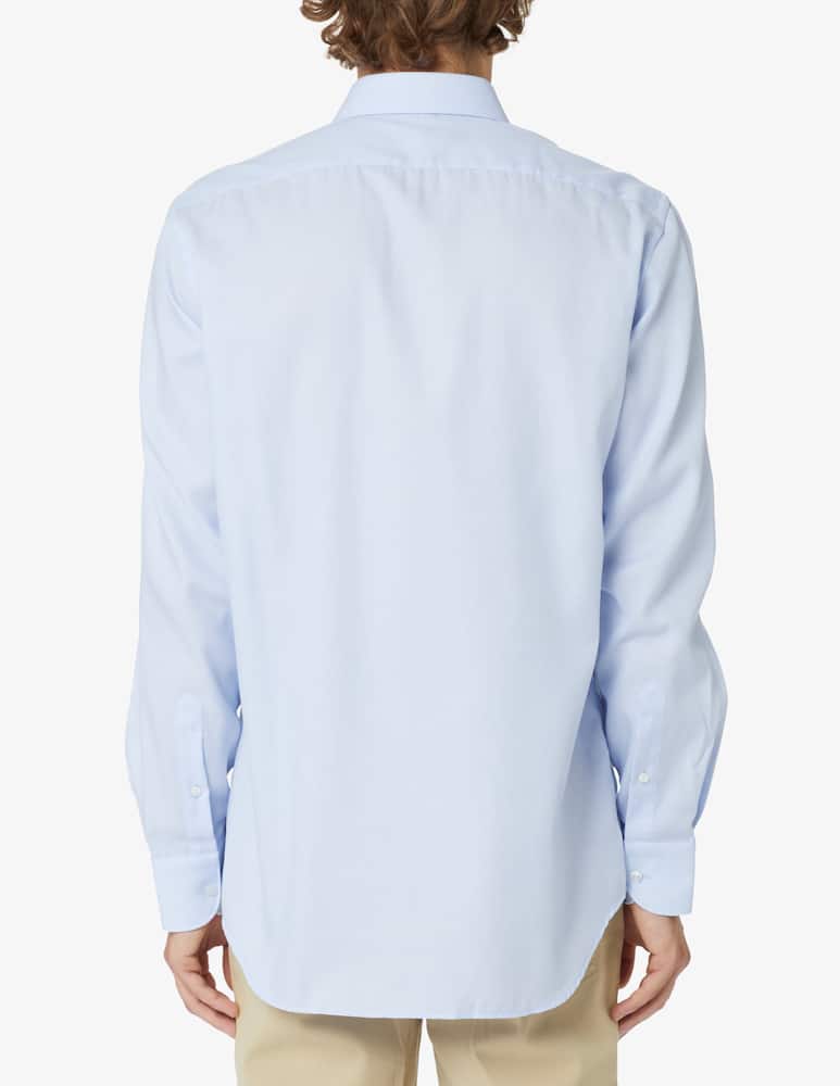 rinascente Sartoria Italiana Camicia regular no stiro in cotone - Azzurro