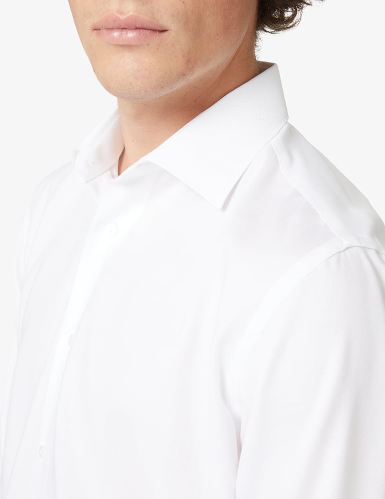 rinascente Sartoria Italiana Leno regular shirt - White