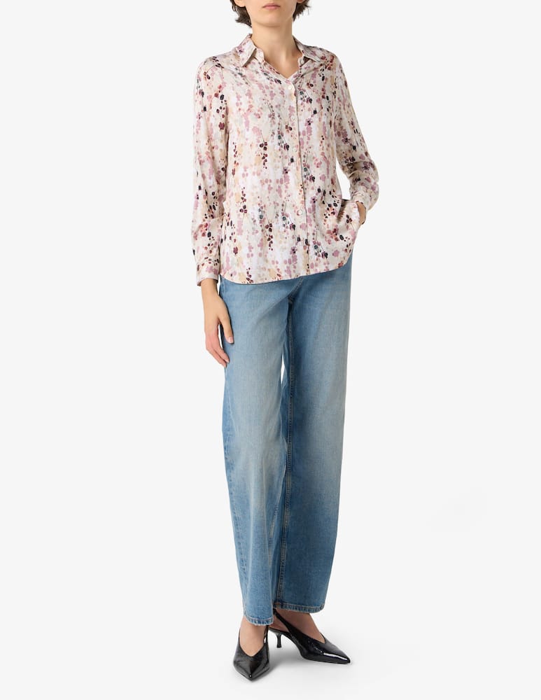 rinascente Elizabeth Ascot Camicia regular fit a fiori