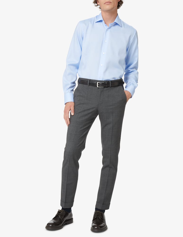 rinascente Sartoria Italiana Camicia giro inglese regular  - Azzurro