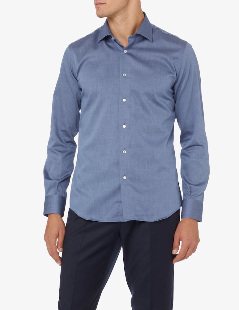 Sartoria Italiana Camicia modern strutturata - Blu - immagine 1 Sartoria Italiana Camicia modern strutturata - Blu - immagine 1