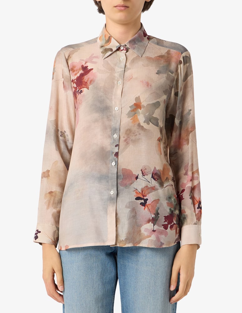 rinascente Elizabeth Ascot Camicia regular fit a fiori