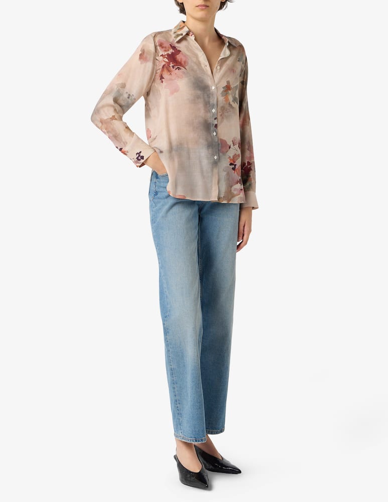 rinascente Elizabeth Ascot Camicia regular fit a fiori