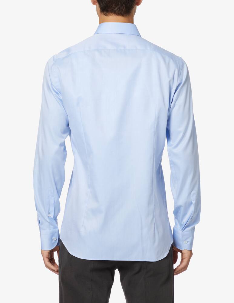 rinascente Sartoria Italiana Twill modern shirt - Light blue