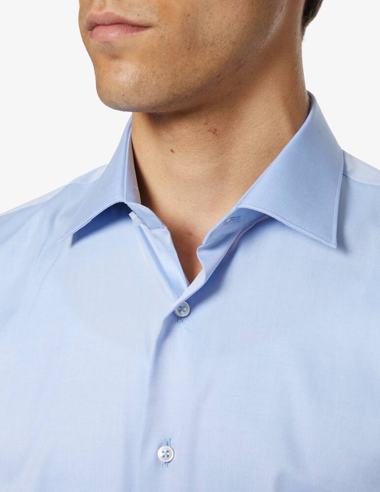 rinascente Sartoria Italiana Twill modern shirt - Light blue