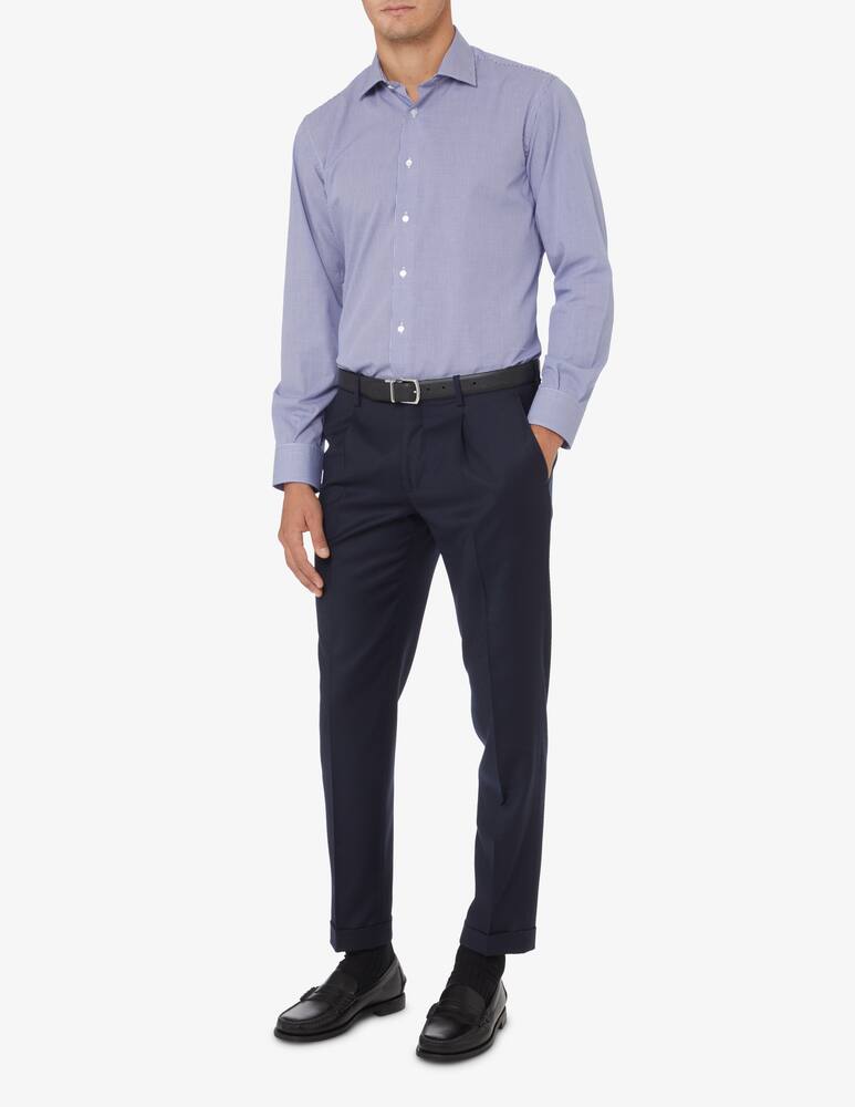 rinascente Sartoria Italiana Camicia regular vichy - Blu