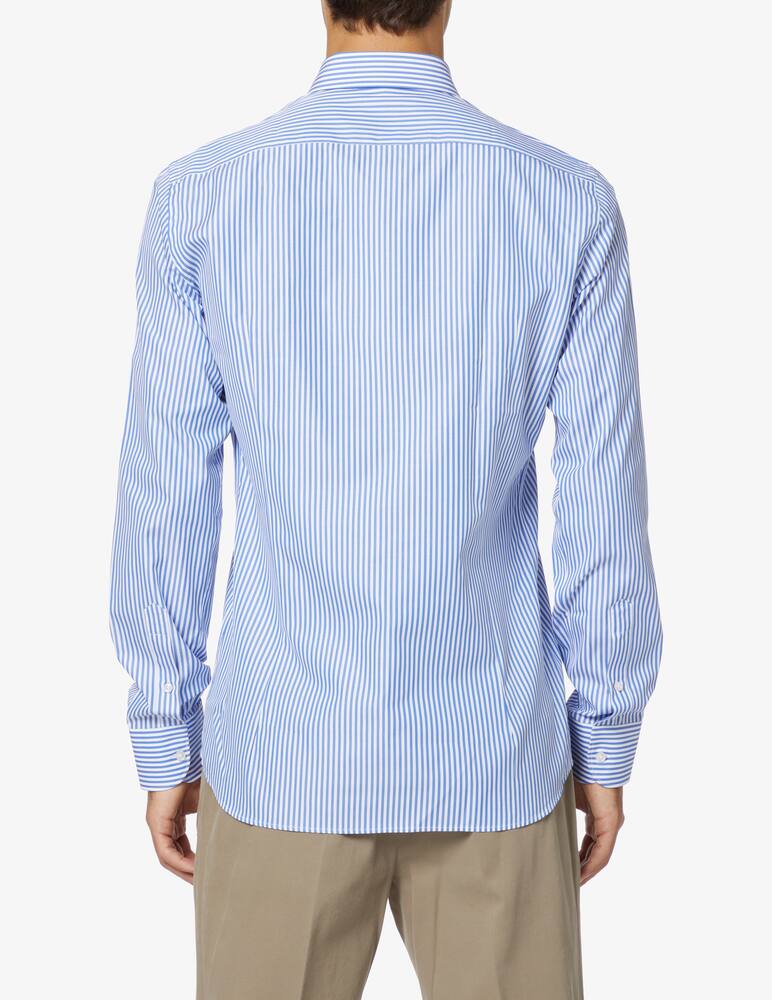 Sartoria Italiana Large stripes modern shirt - Blue - picture 3 Sartoria Italiana Large stripes modern shirt - Blue - picture 3