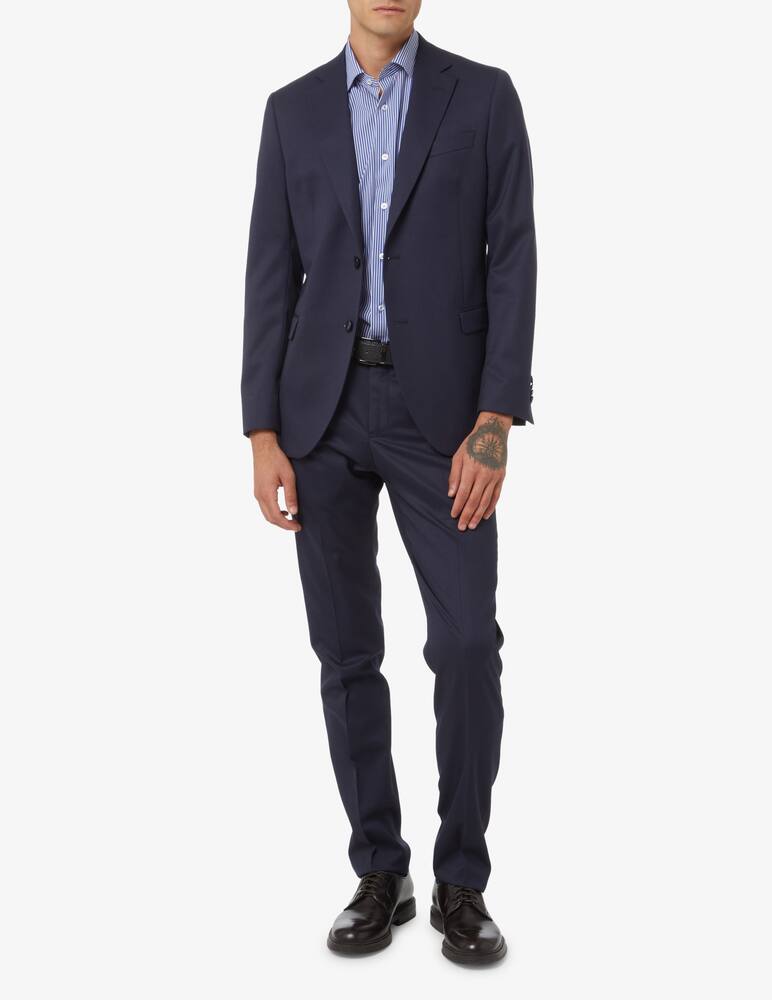 rinascente Sartoria Italiana Striped stretch shirt - Blue