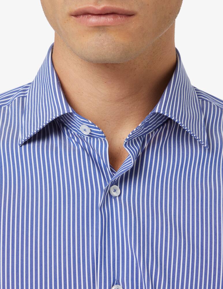 rinascente Sartoria Italiana Striped stretch shirt - Blue