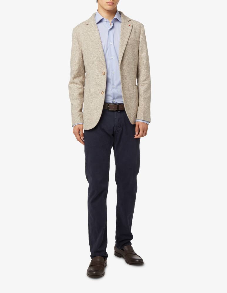 rinascente Sartoria Italiana Camicia stretch bastoncino - Blu