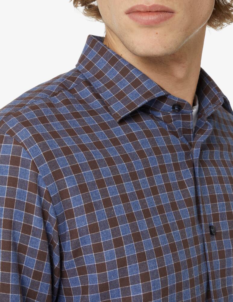 rinascente Sartoria Italiana Flannel checked shirt - Blue