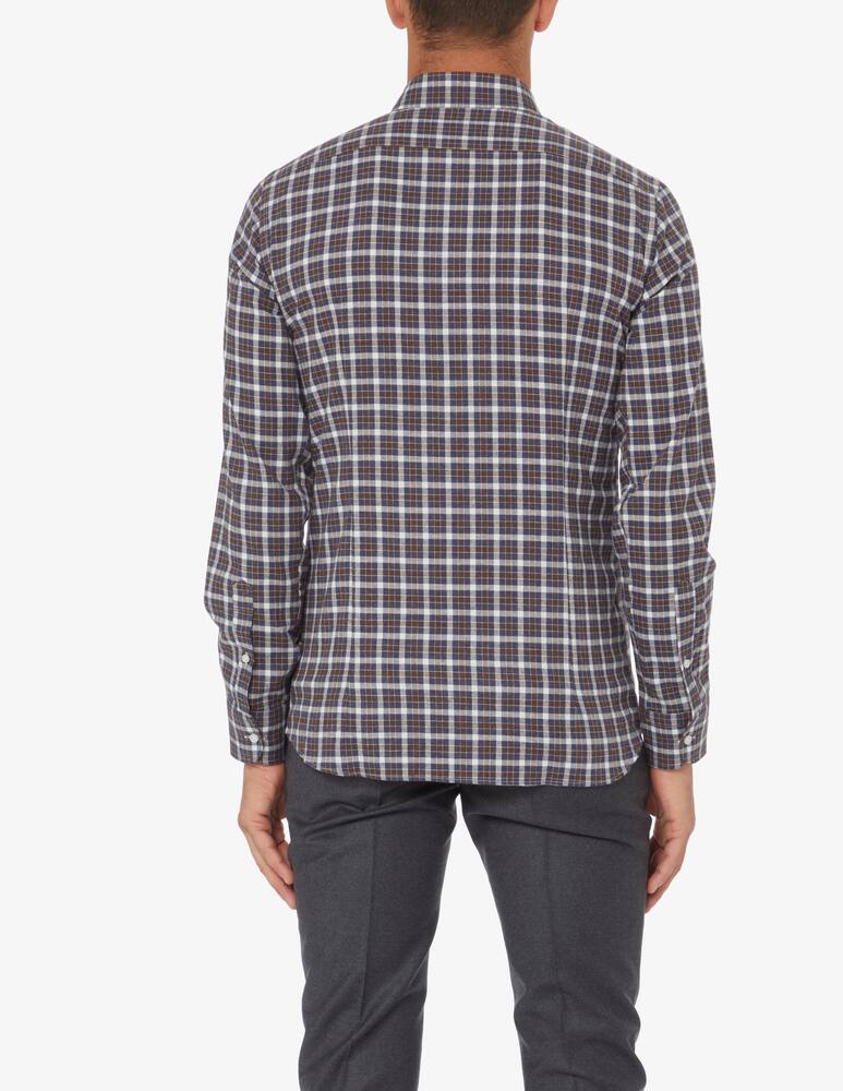 rinascente Sartoria Italiana Camicia a quadri in flanella  - Nero