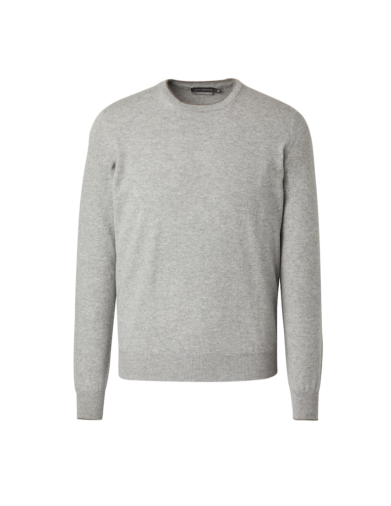 rinascente Pure Cashmere Maglia girocollo in cashmere con toppe