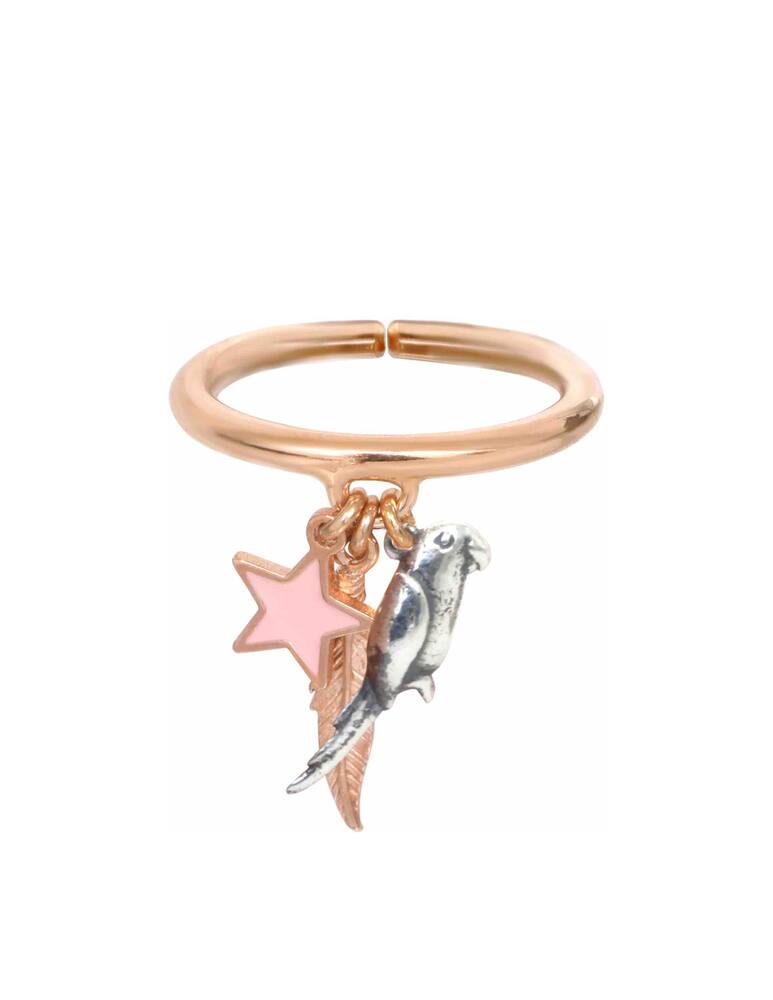 rinascente Maman et Sophie Ring with star parrot and feather