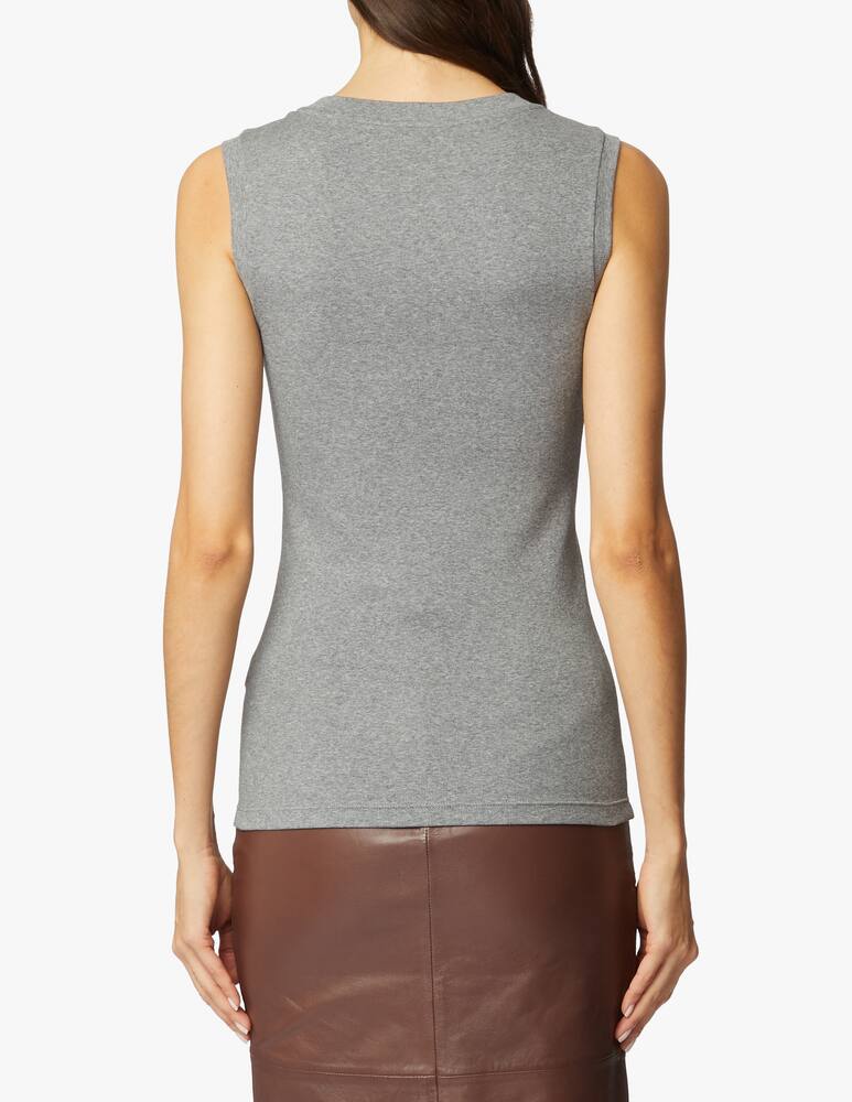 rinascente Peserico Cotton ribbed top