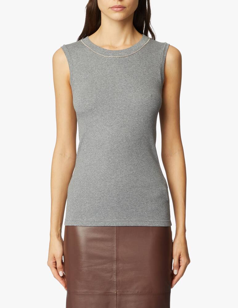 rinascente Peserico Cotton ribbed top